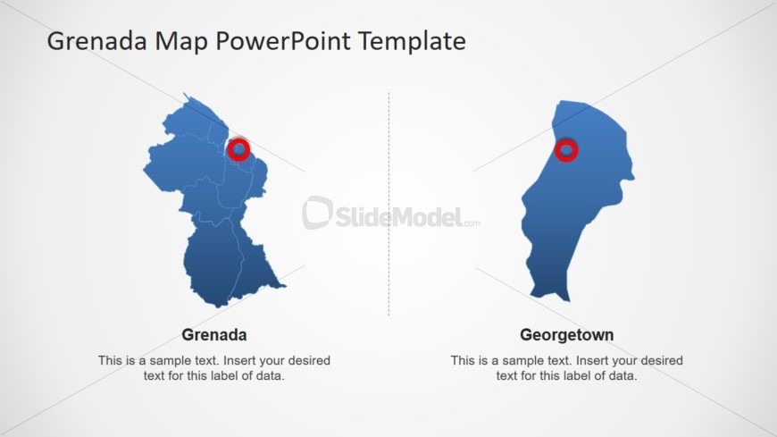 Map Template of Guyana