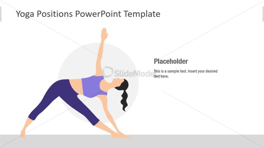 PowerPoint Silhouette Yoga Poses