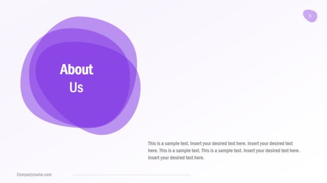 About Us PowerPoint Abstract Design