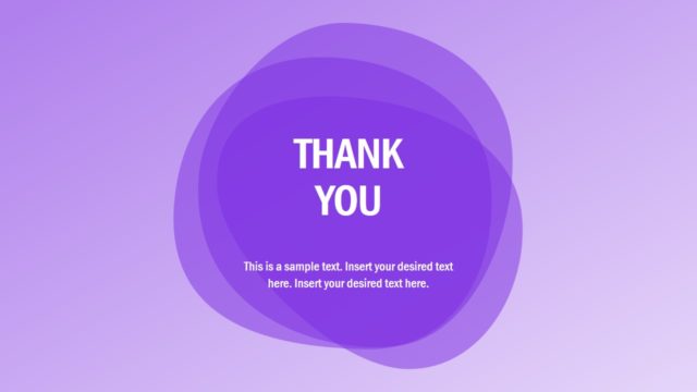 Business Thank You Slide Design