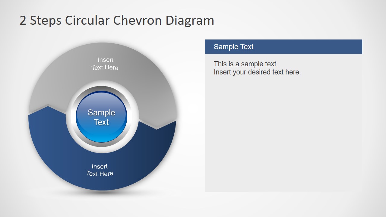 PPT Chevron Circular Digram 