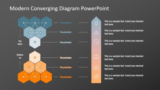 Network of Hexagon Converging PPT