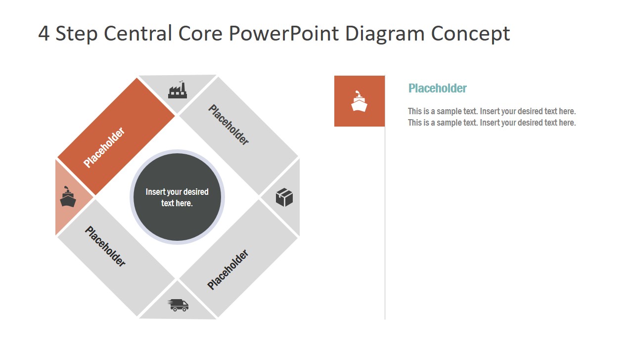 PowerPoint Concept Diagram 4 Steps - SlideModel