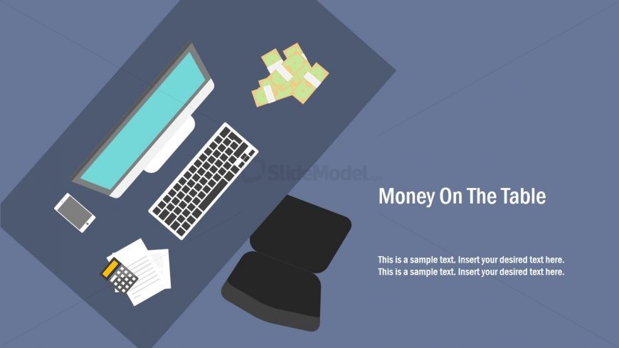 PPT Metaphor Template of Money