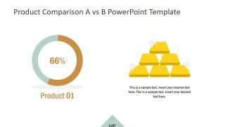 Financial COmparison Chart Slide