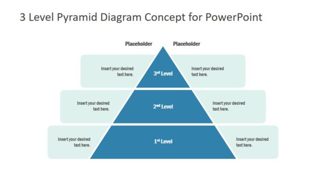 3 Level Pyramid Concept for PowerPoint