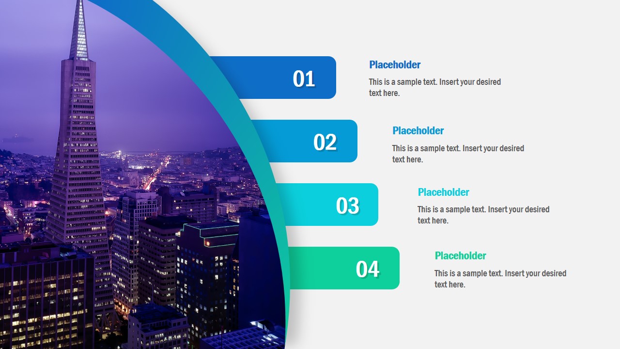 PowerPoint Creative Agenda For Business SlideModel