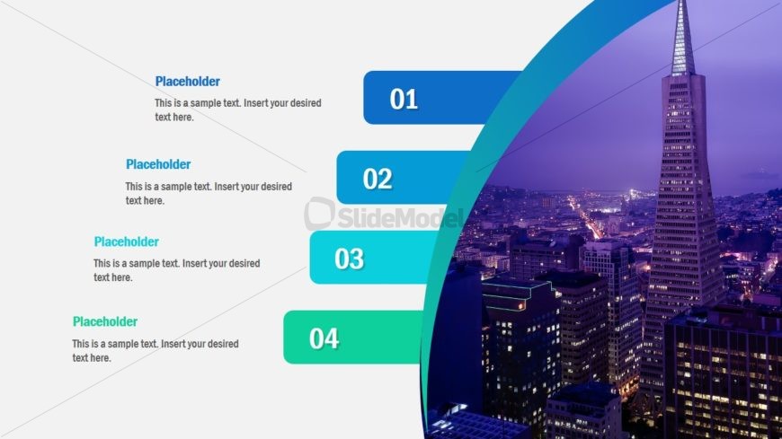 Flip Skyscraper PowerPoint Agenda