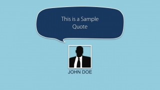 Quote Layout Example Slide for PowerPoint