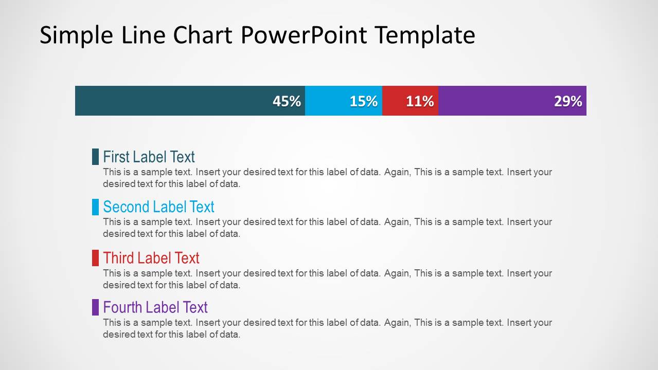 Simple Line Chart For Powerpoint Slidemodel