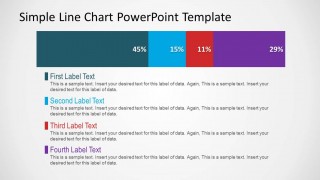 PowerPoint Horizontal Stacked Bar Chart with Labels