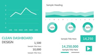 Clean Dashboard Example Slide Design for PowerPoint