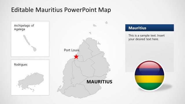 Editable Mauritius Map Presentation Template