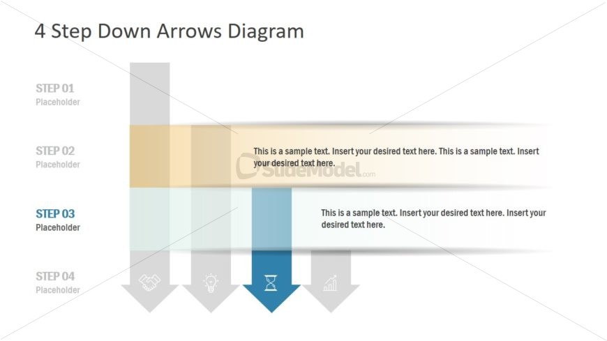 Infographic PowerPoint Diagram of 4 Stages