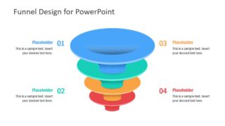 Funnel Shapes for Business DIagram