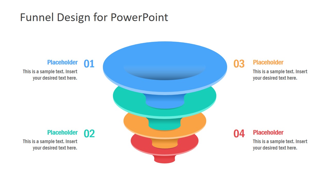 Funnel Shapes for Business DIagram