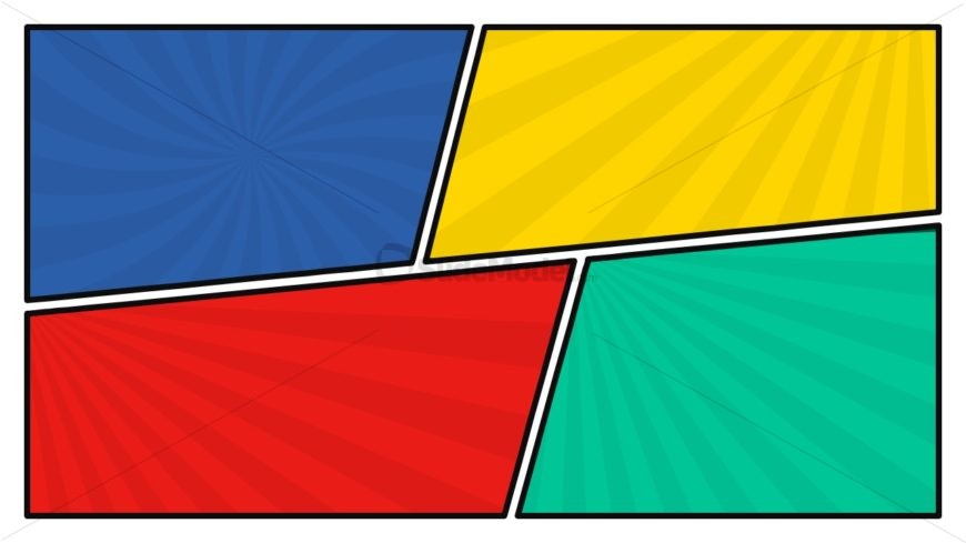 Slide of Comic Backgrounds