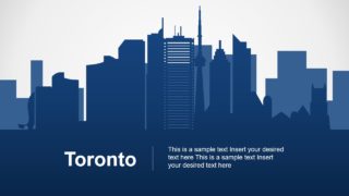 Toronto Skyline Silhouette PPT