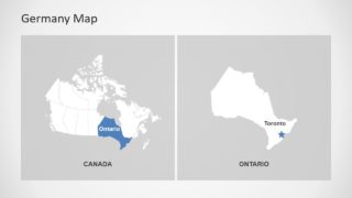 Creative Map template for Canada