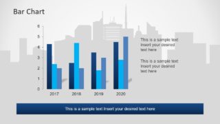 Data Chart Layout for Toronto Skyline Slide