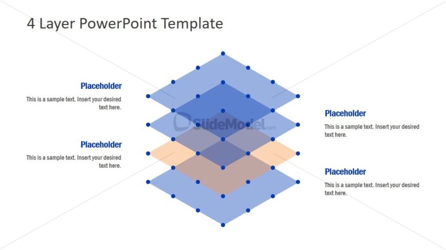 Template 4 Level 3D Diagram
