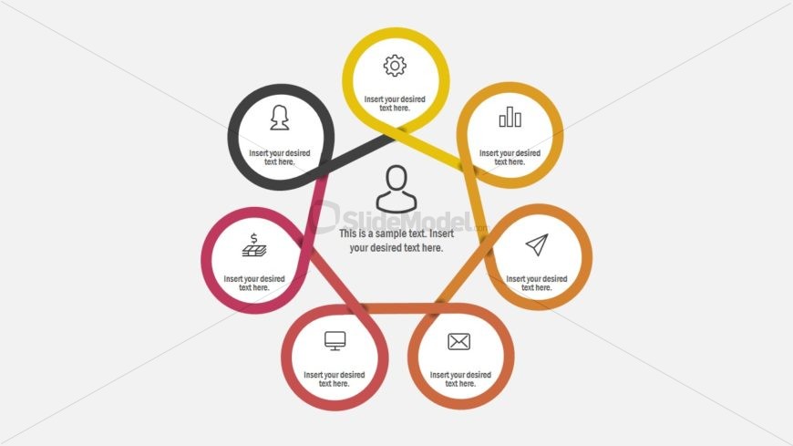 Twirl Infographic PPT Process Cycle