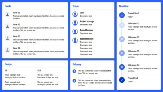 Goal Templates For Powerpoint