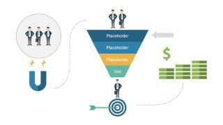 Magnet PowerPoint Funnel Diagram