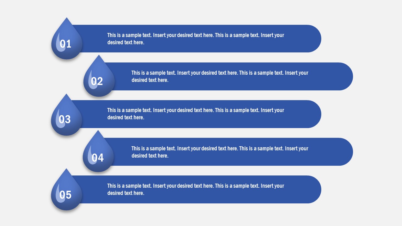 Water Drop 5 Item Template