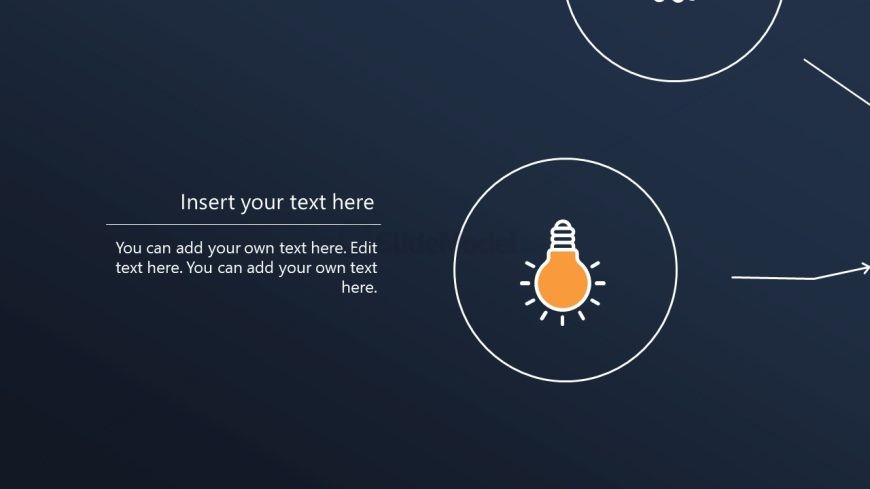 6-Step Head Diagram Slide Template