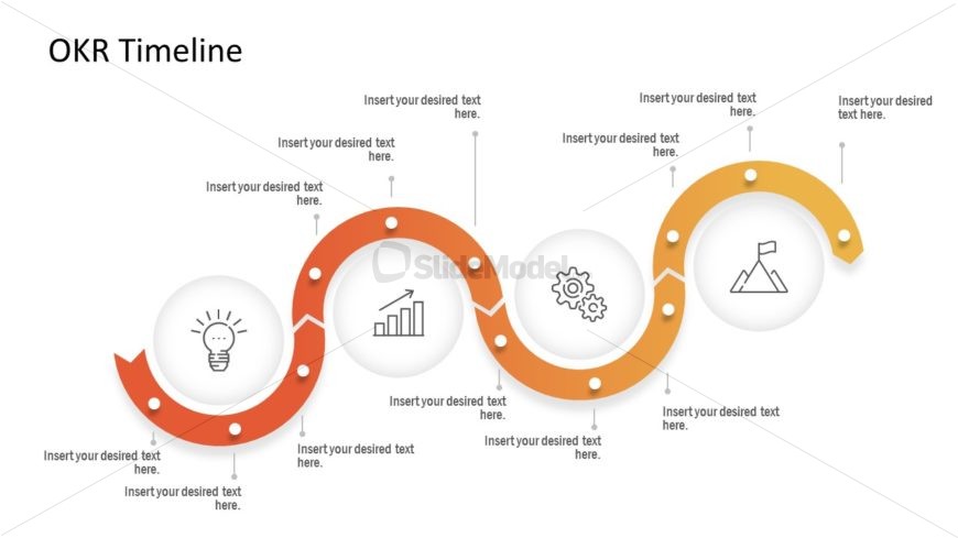 Infographic Curved Chevron Diagram