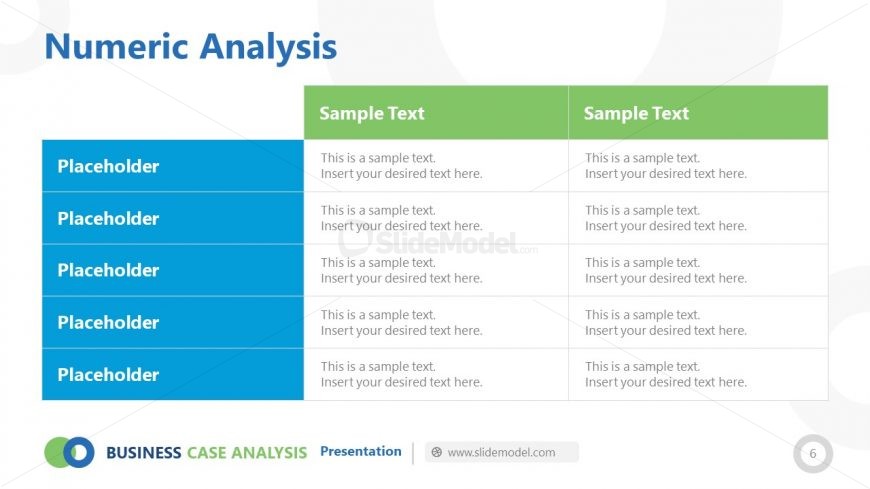 Data Table for Statistical Reports 