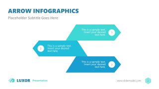 Arrow Infographics Template Slide