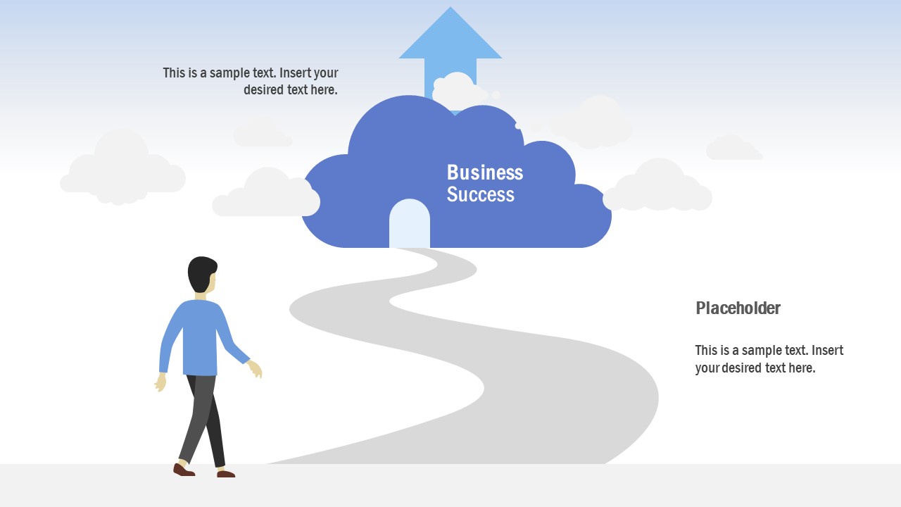 Roadmap to Cloud Computing PowerPoint Template - SlideModel