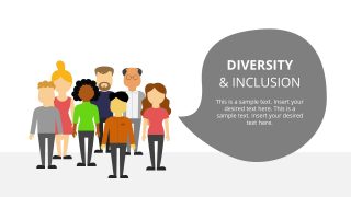 Diversity Characters PowerPoint Template - SlideModel