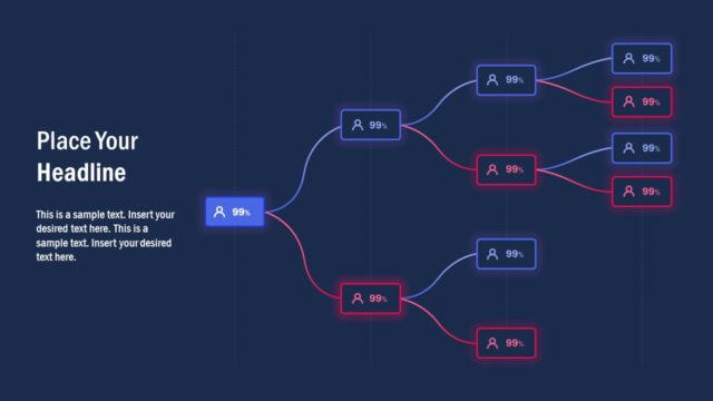 Multi-Level Segmentation Tree Diagram for PowerPoint