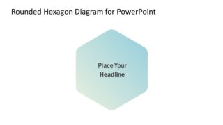 Gradient Hexagonal Diagram Template