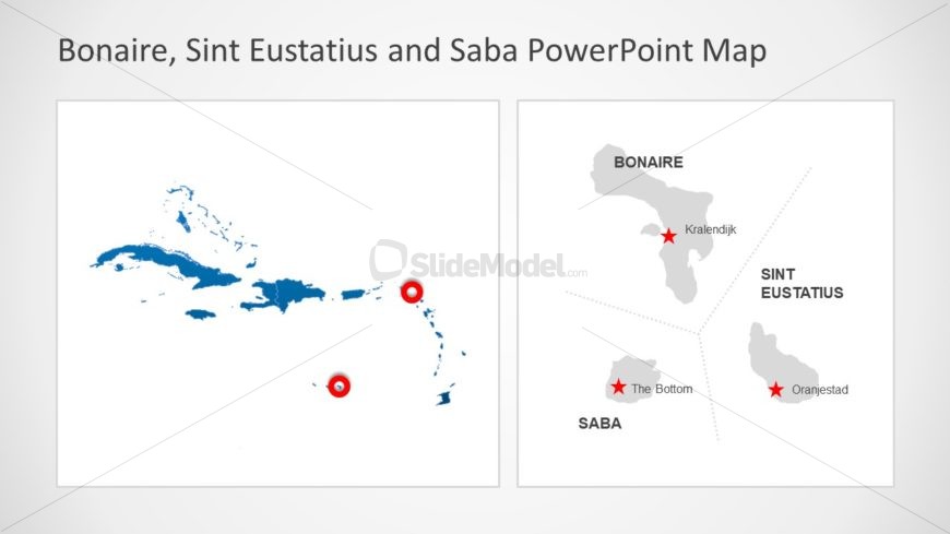 Maps of Caribbean Netherlands