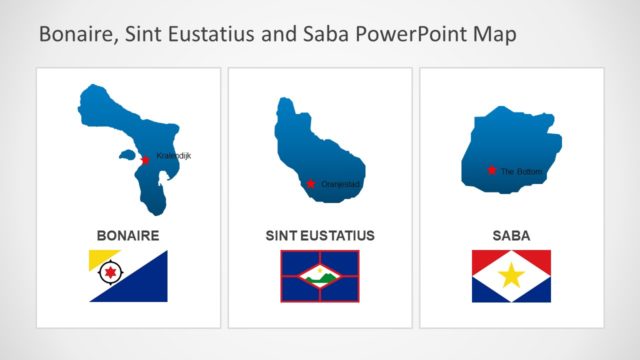 Bonaire Sint Eustatius and Saba Map PPT
