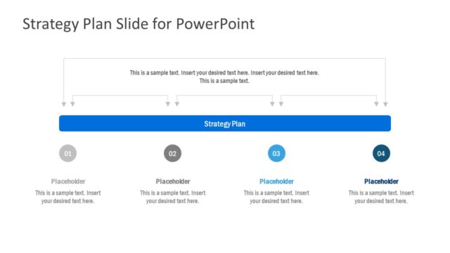 Simple Strategy Plan Slide for PowerPoint