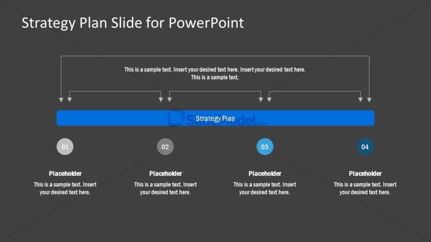 4 Steps Strategy Plan PowerPoint - SlideModel