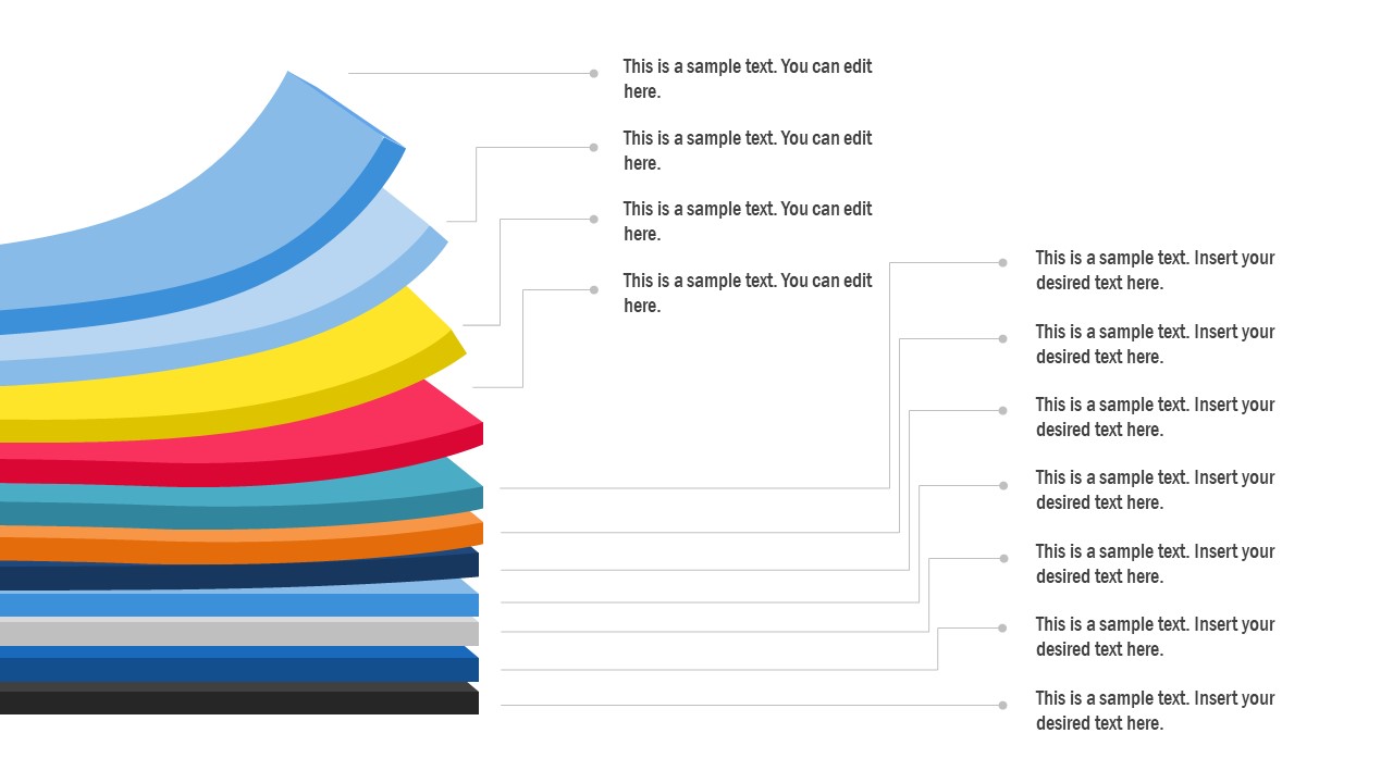 Layered Label Diagram Template