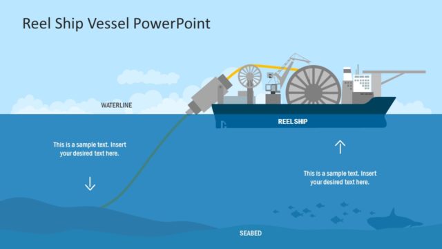 Reel Ship Vessel Graphic PowerPoint