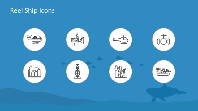 Reel Ship Clipart Icons PowerPoint