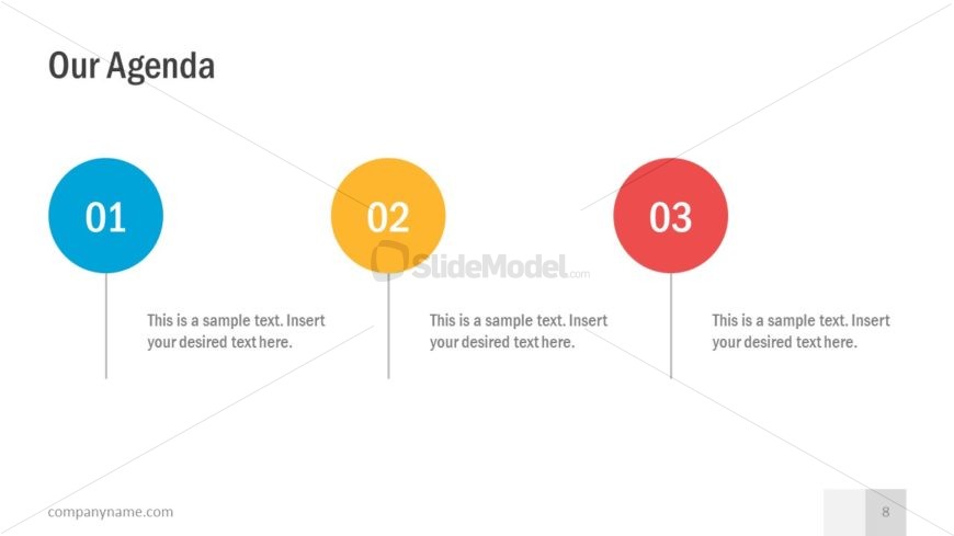 Pitch Slide Deck Agenda Layout