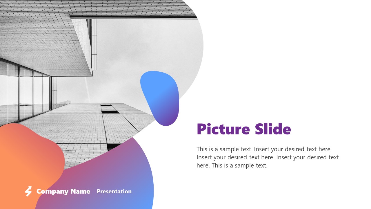 Fluid Layouts Backgrounds PPT Picture Slide