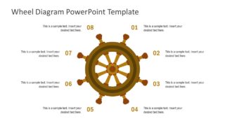 Ship Wheel Illustration PowerPoint