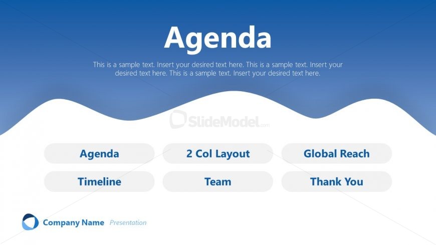 Agenda Discussion Slide - Synergy Template