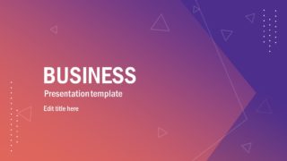 Gradient Cover PPT Theme