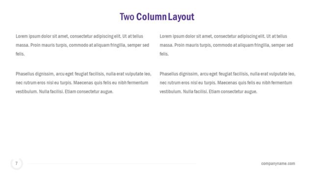 Two Content Qualified Business PowerPoint